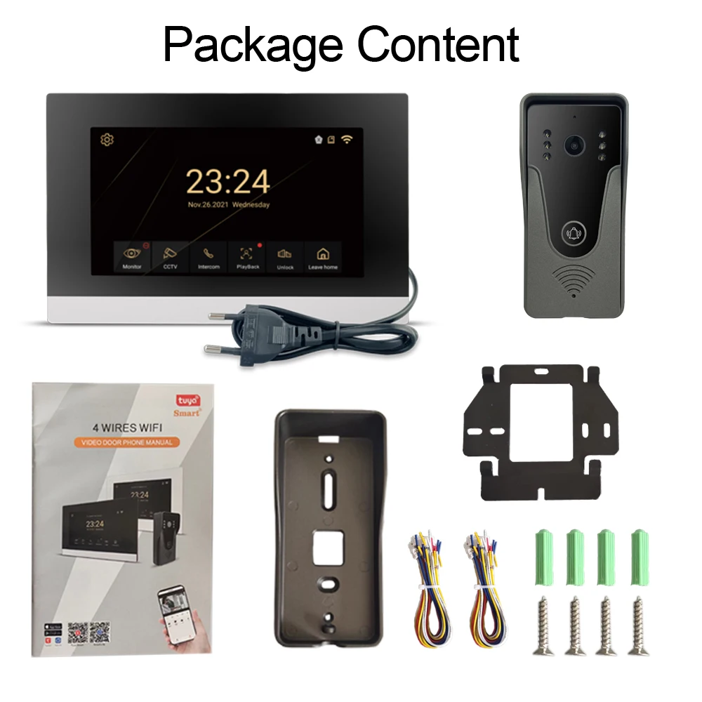 Sistema de intercomunicação visual 1080P