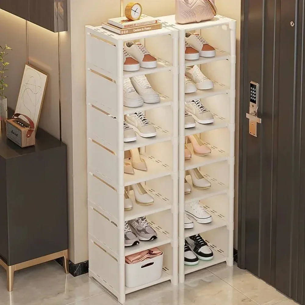 Saving Shoe Rack Multiple Layers Cabinet  For Wall Corner Adjustable Space Saving Rack Shoes Organizer Stackable Shelf Organizer