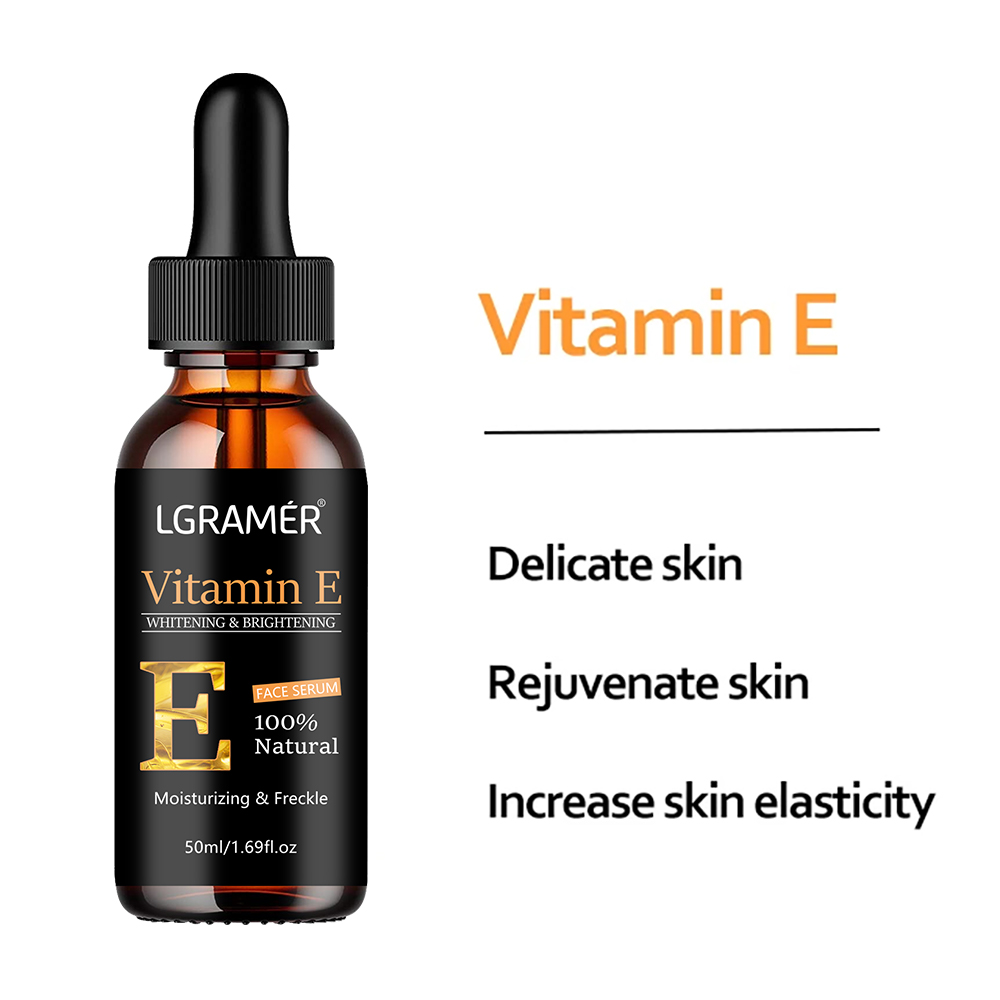Vitamin E Gesichtsserum Whitening Shrinking Pore Wrinkle Removing Blackspot Lightening Skin Care Essence Hautpflegeprodukt