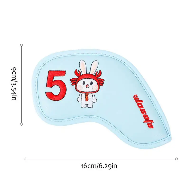 ファブリックヘッドカバー,9個,ゴルフアクセサリー