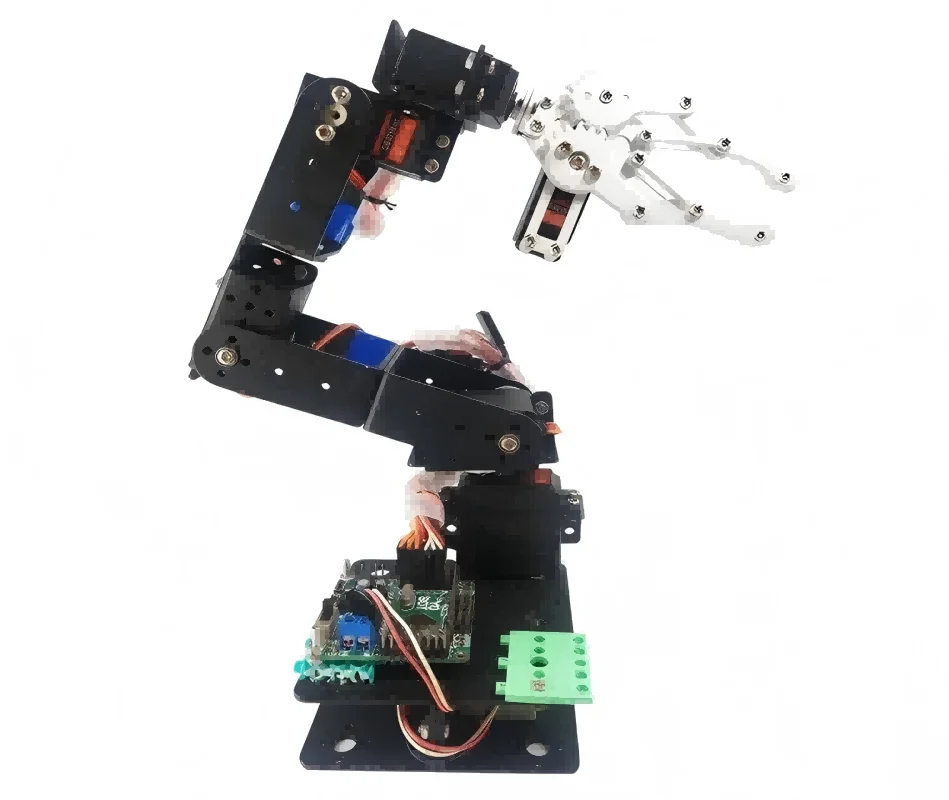 6 Dof Robotica Kit Educatieve Robot Manipulator Metaallegering Arduino Arm Servo Mg996 Voor Arduino Robot Diy Kit Programmeerbare Kit