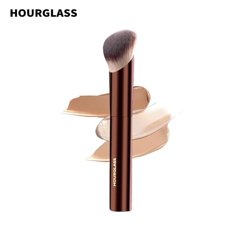 แปรงแต่งหน้านาฬิกาทราย- No.21 Ambient Soft Glow Foundation Brush เส้นใยนุ่มผมแฟชั่นการออกแบบแปรงหน้าเดียว