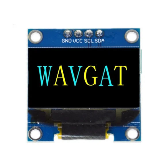 0,96 OLED IIC Серийный белый дисплей модуль 128X64 I2C SSD1306 12864 плата с ЖК-экраном GND VCC SCL SDA 0,96 для Arduino черный