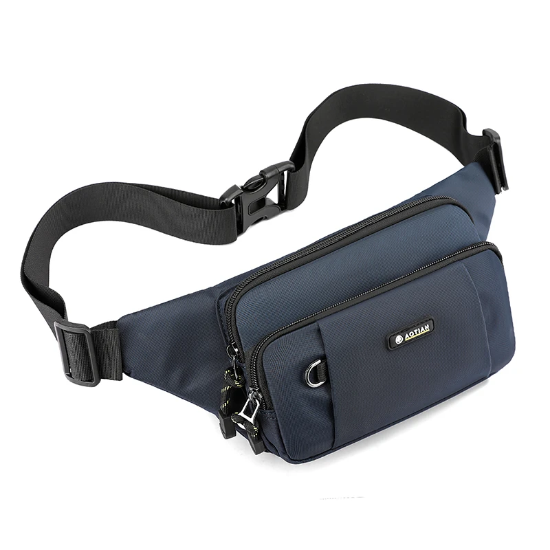 Aotian-男性用ナイロンウエストバッグ,ショルダーバッグ,男の子用電話バッグ,アウトドアスポーツ用,新しい