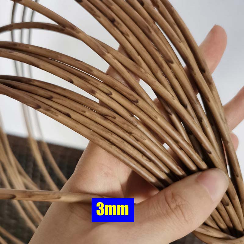 10 Mét Nhựa Nguyên Liệu Song Mây Cho Weave Vòng/Căn Hộ PE Tổng Hợp Mía Dây Đối Knit Sửa Chữa Ghế Giỏ Bảng sofa Diy Thủ Công Mỹ Nghệ