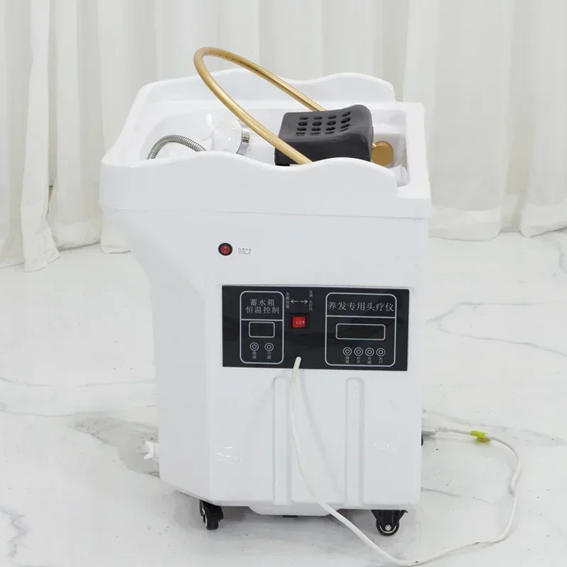 Lavabo de champú portátil de estilo japonés para cama reclinable o uso ligero - Muebles de salón de spa Head