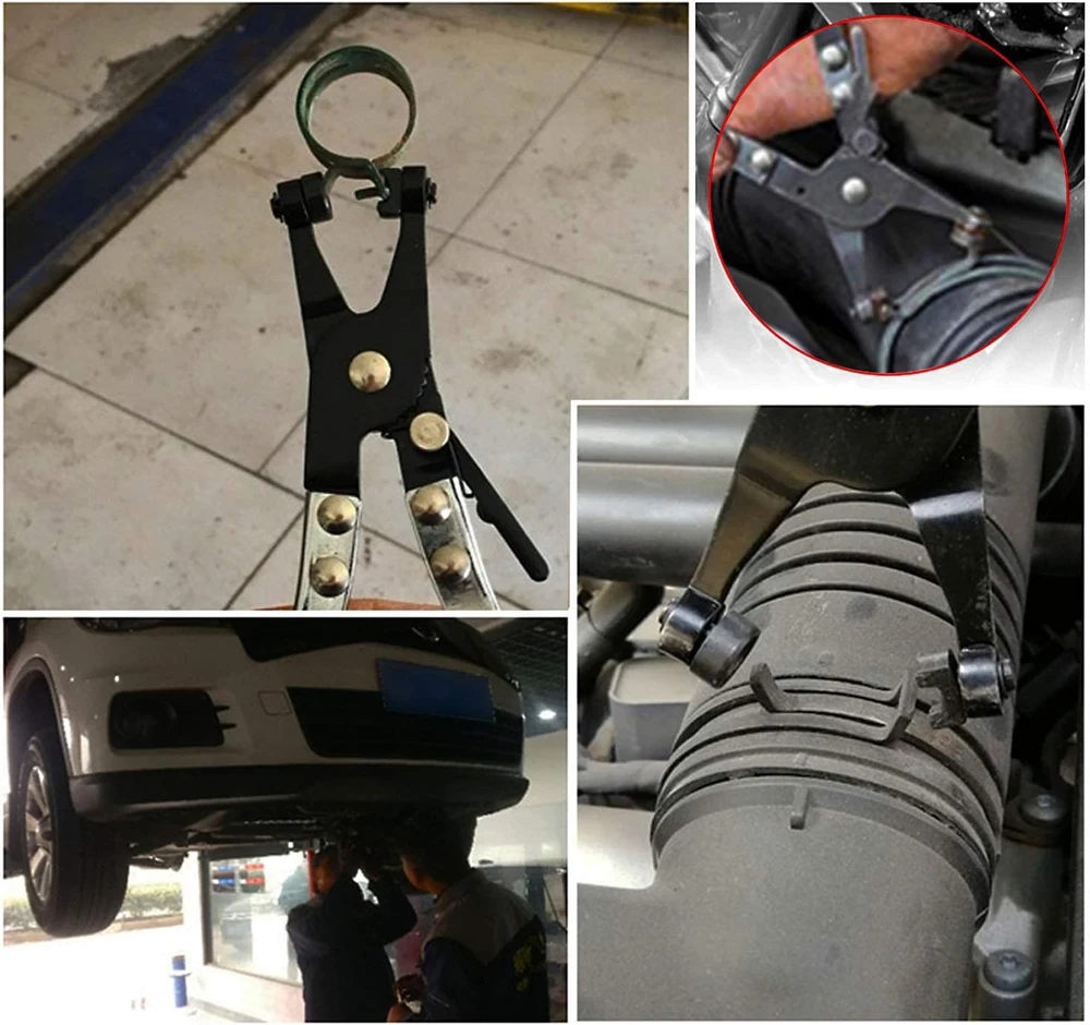 คีมอัตโนมัติเครื่องมือกําจัดสําหรับท่อน้ําท่อแบนแหวนหลอด Clamps ชุดซ่อมรถจักรยานยนต์รถบรรทุกรถพ่วงรถอุปกรณ์เสริม