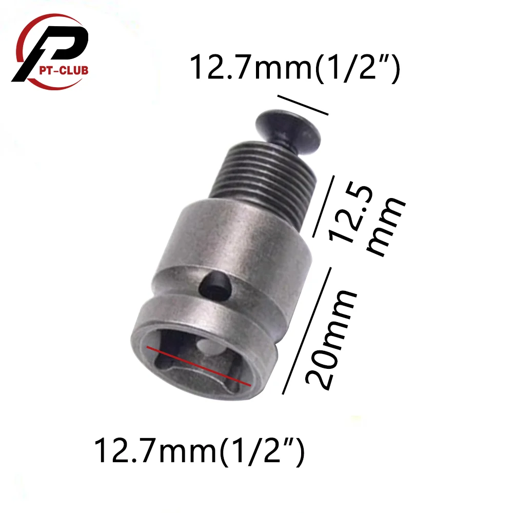 1/2"-20UNF / 3/8''-24UNF Thread Quick Change Adapter For Impact Wrench Conversion SDS-Plus / Hex / Socket Square Female Adapter