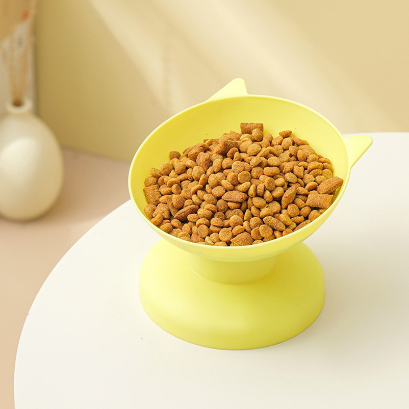 Tigelas de água para alimentação de cães e gatos populares, tigelas de boca inclinada com pés altos, design científico de suprimentos para animais de estimação