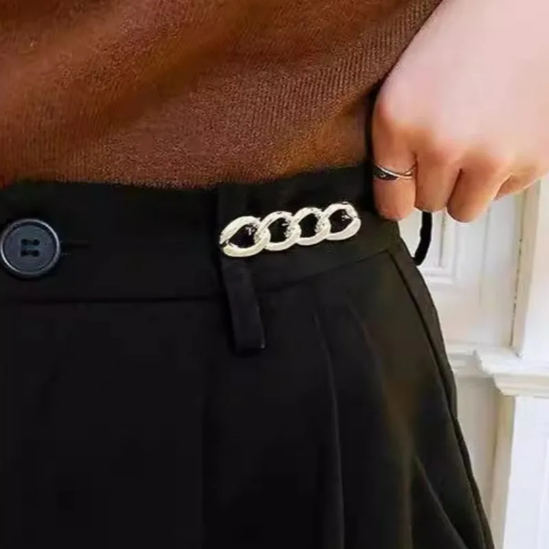 Gladde taillegesp Draai broek Tailleband Retractor Kleding Verminder taille Metalen sluiting Draagbare broek Tailleknop