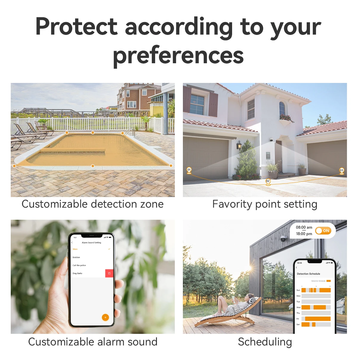 IMOU 2 uds Cruiser SE + 5MP cámara PTZ Wi-Fi para exteriores IP66 cámara Weatherpro conversación bidireccional visión nocturna colorida detección humana AI