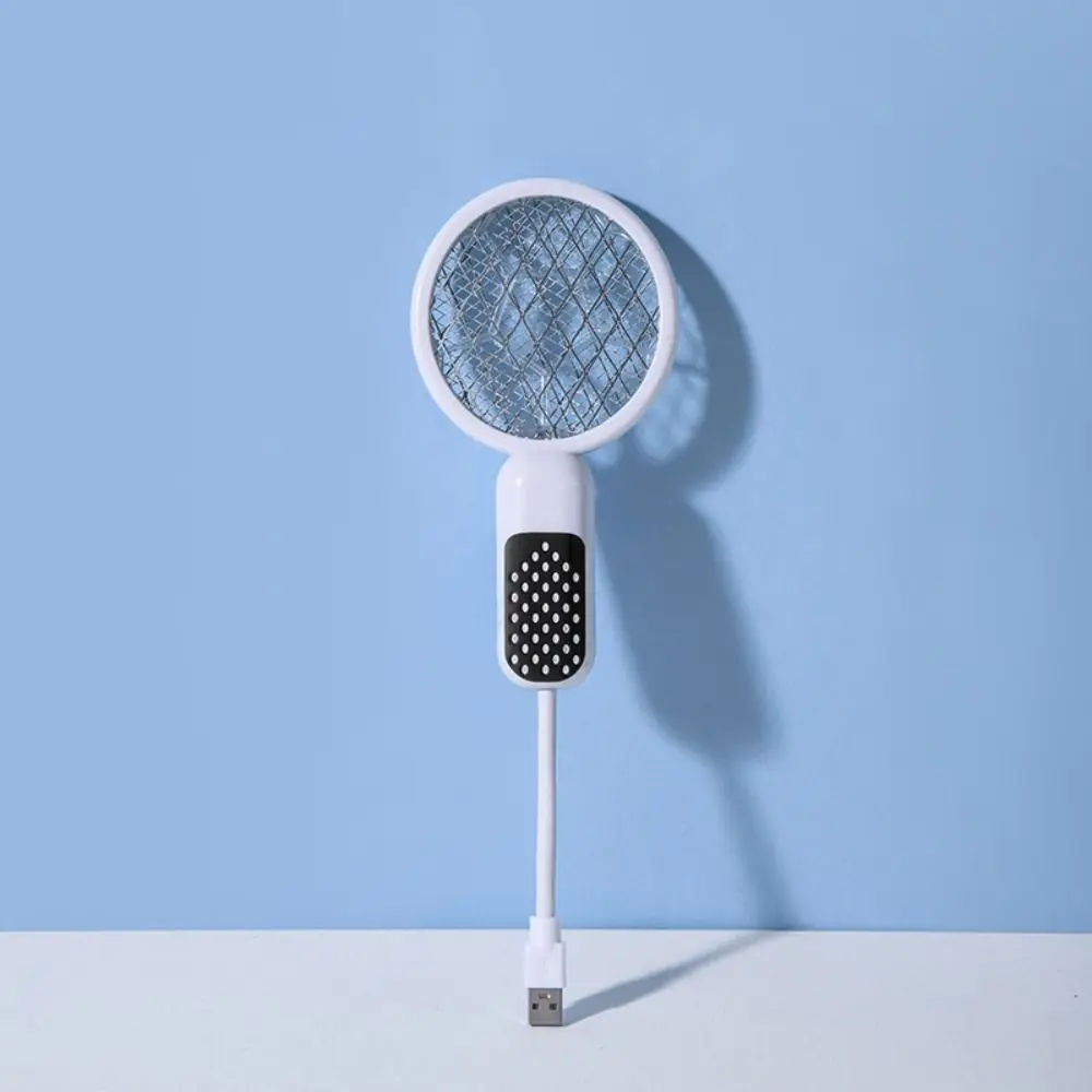 Compact Mini USB Mosquito Swatter UV Light Electric Shock Insect Racket Security Net Portable Fly Bug Zapper Camping