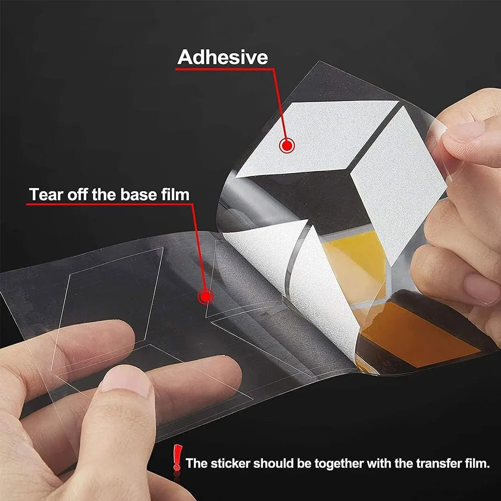 Adesivi moto universali con frecce adesivi riflettenti olio impermeabili per moto parafanghi caschi scooter decorazione