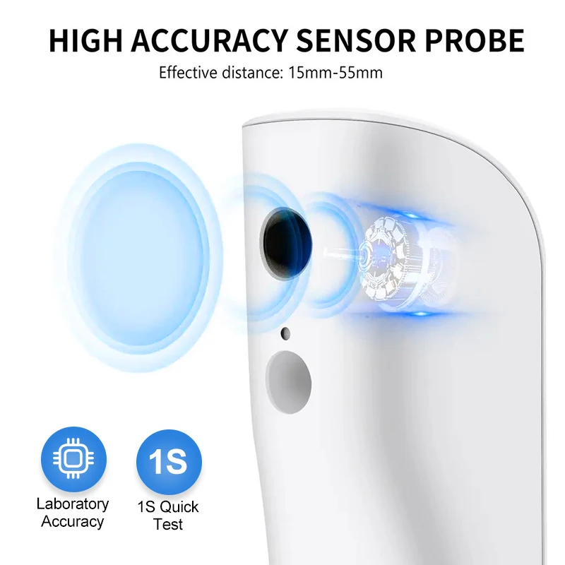 AiQUE Digitales Thermometer Stirnfieber Berührungsloser Körper Termometro Infrarot-LED-Fieber IR Erwachsene Baby Haushalt Gesundheitsmonitore