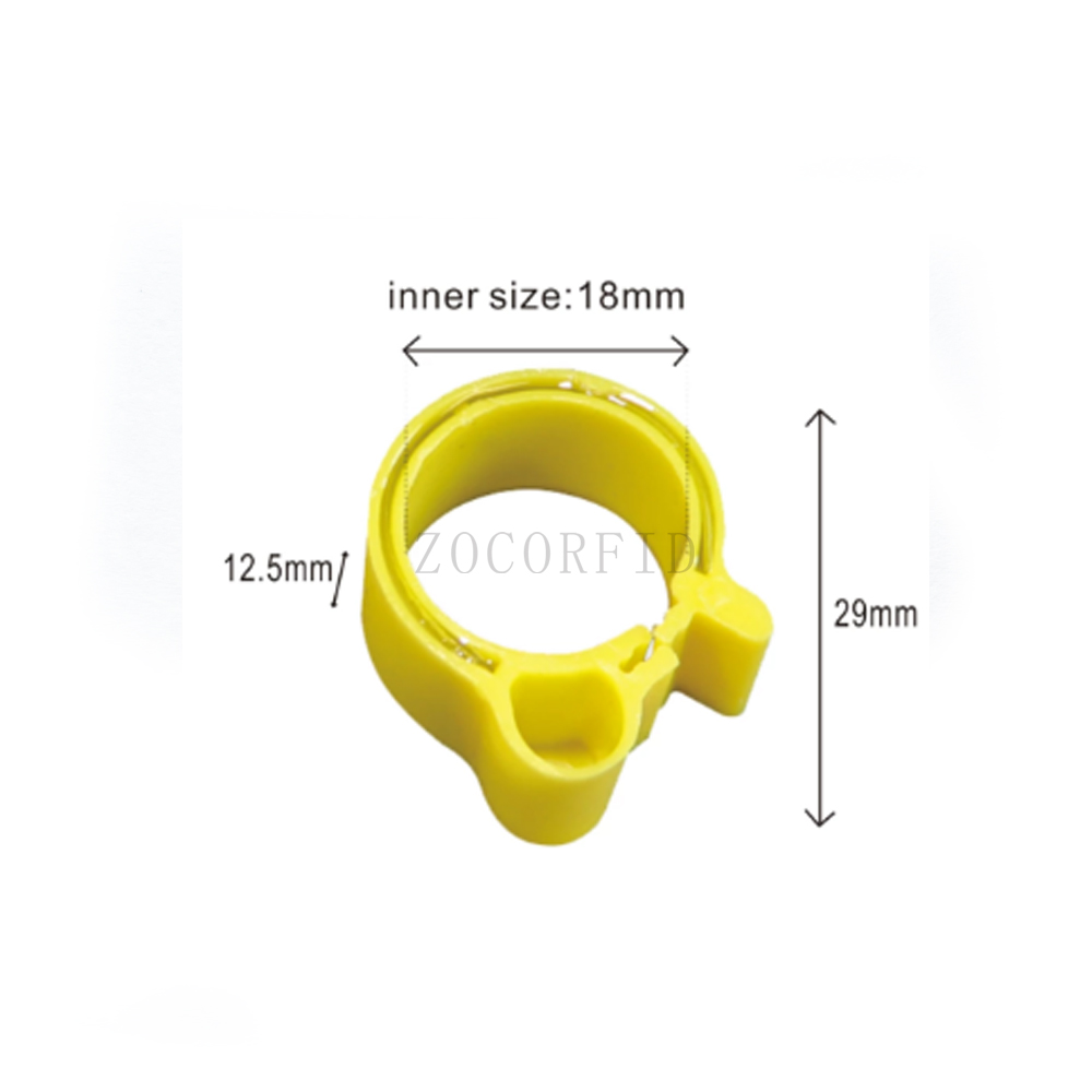 10 Stks/partij 125-134.2Khz Rfid Chip Kaart Kip Footstags/Eend Ring Tag/Kip Voet Rfid Tags