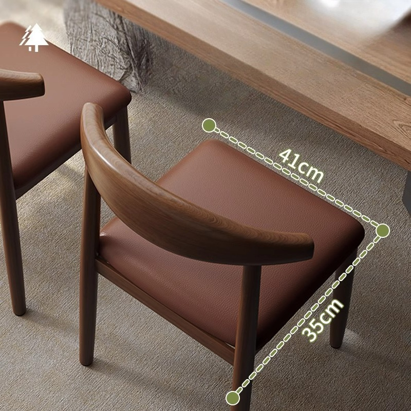 Nordic mesa de jantar cadeira moderna simples casa internet celebridade cadeira simples banqueta encosto chifre cadeira