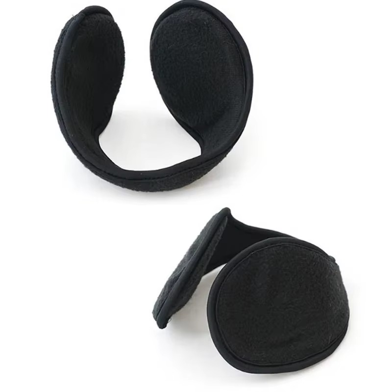 Orejeras de piel cálidas Unisex para hombre y mujer, orejeras de terciopelo, cubierta gruesa y cálida para las orejas, Protector de oídos de felpa para ciclismo al aire libre y esquí, invierno