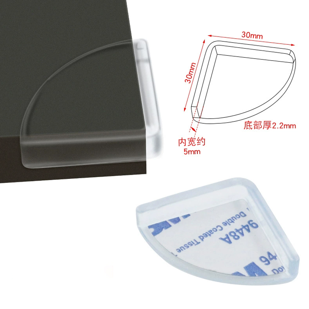 Sicherheits-Eckenschützer, 8-teilige Schutzecken, weiche Tisch-Eckenschützer für Kinder, geeignet für Kindermöbel,