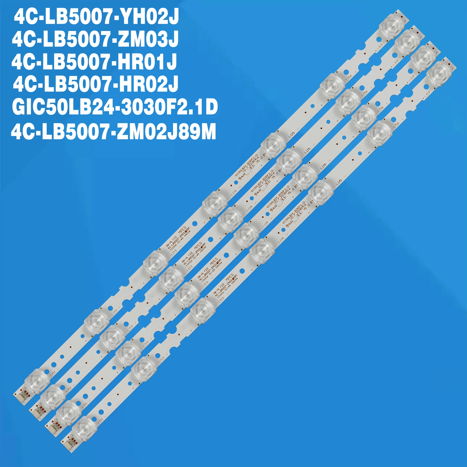 Paski podświetlenia LED dla Thomson 50 ud6306 50 ud6406 50 ue6420 50 ue6420x1 50 s425 50 s421 50 s423 LX20180417 50 ep660 50 ep660x1 50 a360