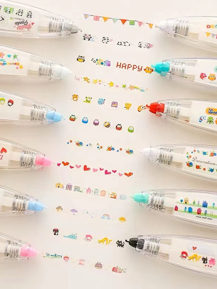 1 nastro correttore dal design meccanico Kawaii carino: perfetto per decorare diari e materiale scolastico