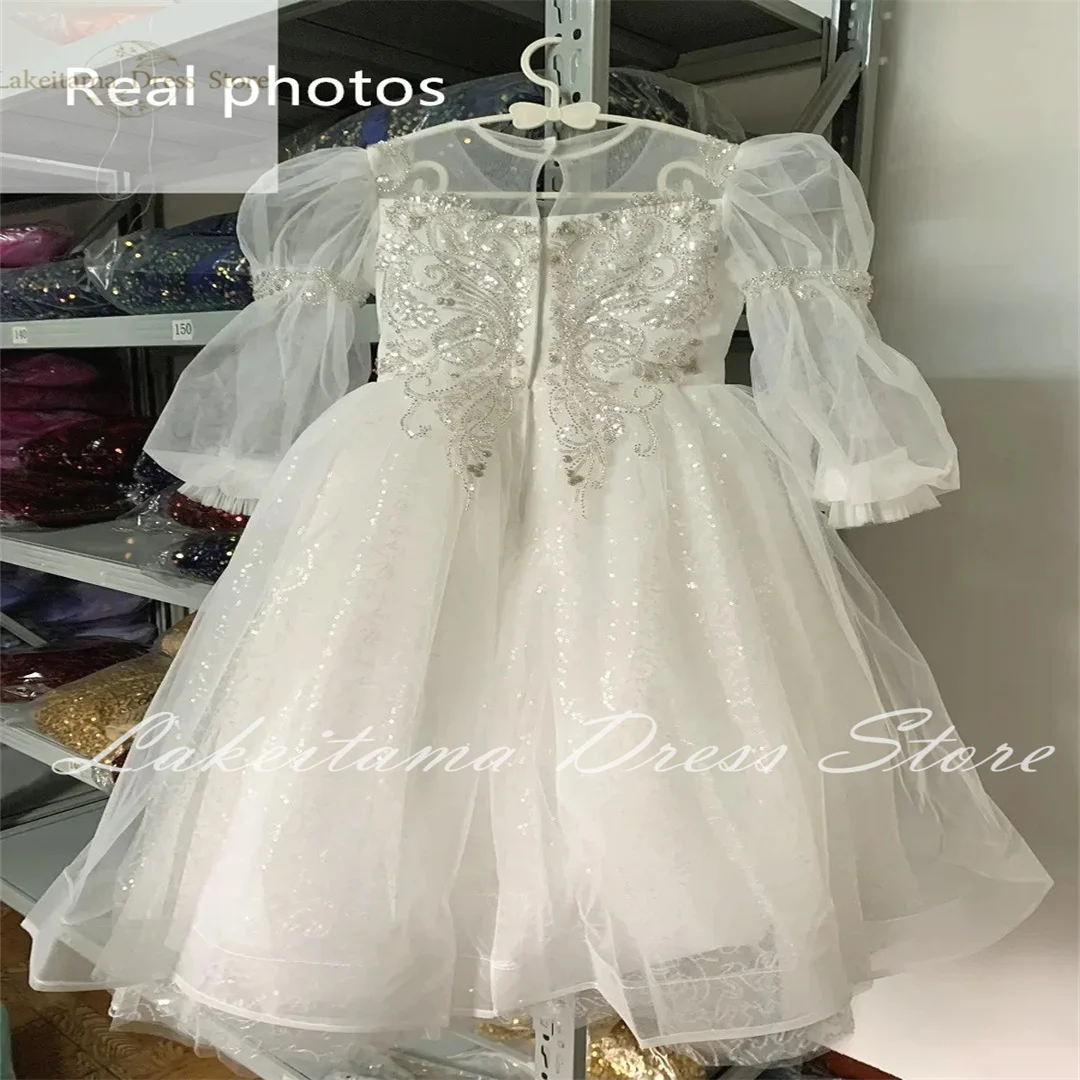 子供用フラワーガールのドレス,ロングドレス,プリンセスドレス,pageant,ウェディング,イブニングウェア,子供服,新年のパーティー,白