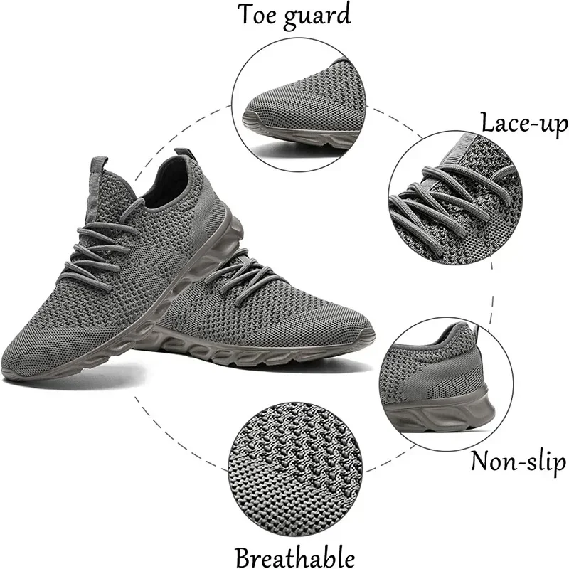 ขายร้อนรองเท้าวิ่งรองเท้าสบายๆสบายๆรองเท้าผ้าใบผู้ชายBreathable Non-Slipสวมใส่กลางแจ้งเดินกีฬารองเท้า