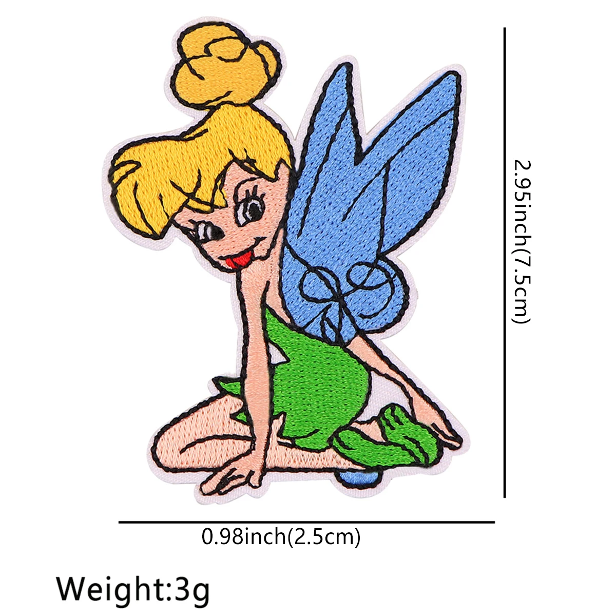 Speelgoedverhalen Patches op kleding Leuke steek geborduurde patches Alice in Wonderland Badges Opstrijkbare patch DIY kledingaccessoires