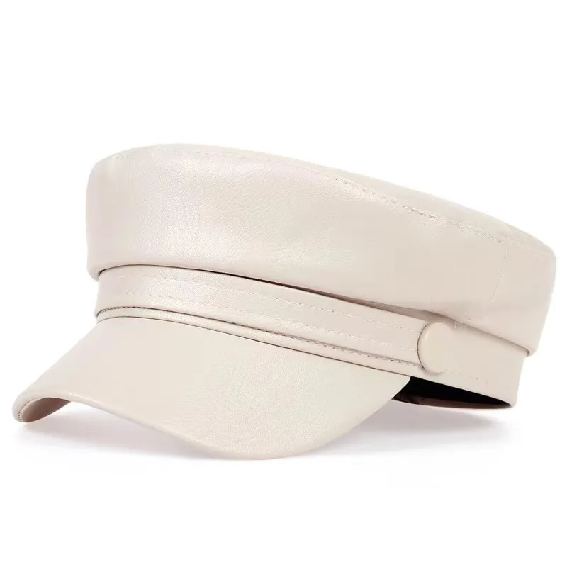 Chapeau octogonal noir rétro britannique, casquette de canard d'automne et d'hiver pour femmes, chapeau de journal japonais décontracté et polyvalent, tendance