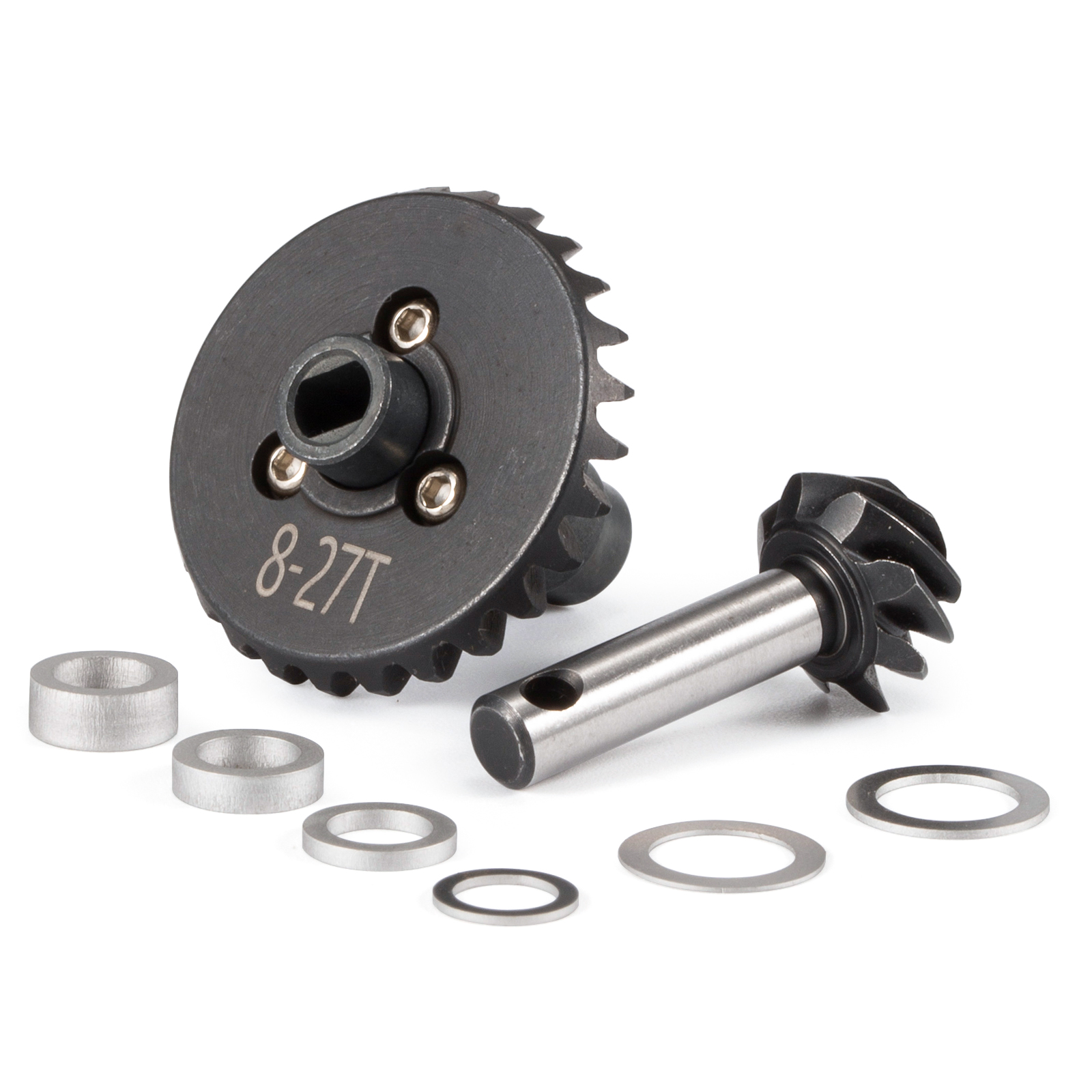 Overdrive Underdrive Helical Axle Gear Set 24/8T 27/8T 30/8T 33/8T for Axial SCX10 AR44 AR45 Capra Axle VS4-10 F9 Phoenix F10