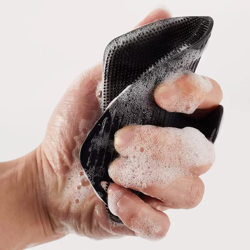 New Massage Bath Brush Oval Bath Brush Soft Bristle Bath Brush Unisex Silicone Bath Brush