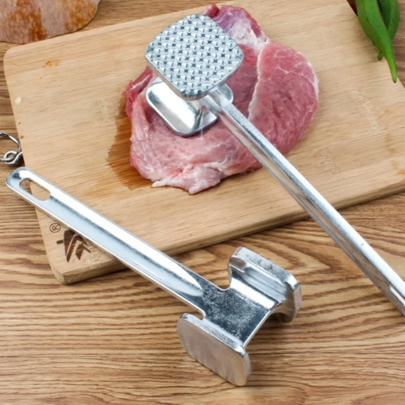 1 PC อลูมิเนียมอัลลอยด์เนื้อ Tenderizer ค้อน-สแตนเลสสตีลครัวเครื่องมือรูปแบบเพชรสําหรับสเต็ก,ไก่,หมูและอื่นๆ |