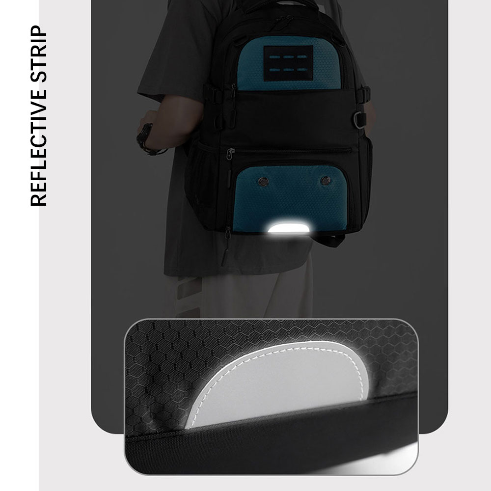 Mochila deportiva, bolsa de fútbol, mochila escolar de baloncesto para niños con compartimento para zapatos, bolsa para balón de fútbol, mochila grande para zapatos