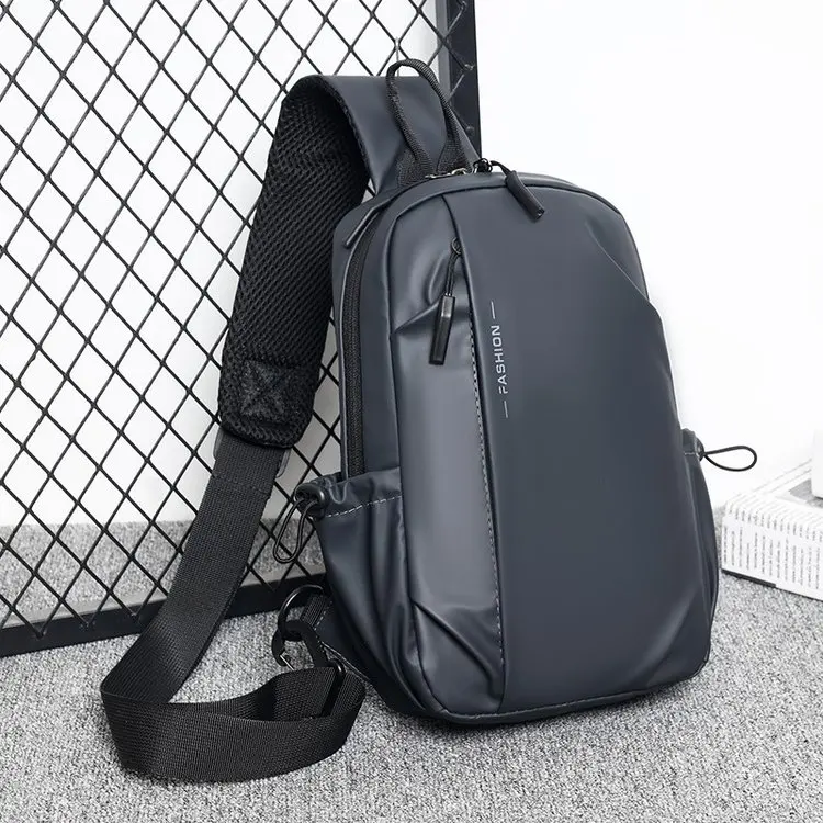Bolsa de Peito Masculina à Prova D'Água de ande Capacidade, Casual para Viagens e Lazer, Bolsa de Ombro Única para Mulheres