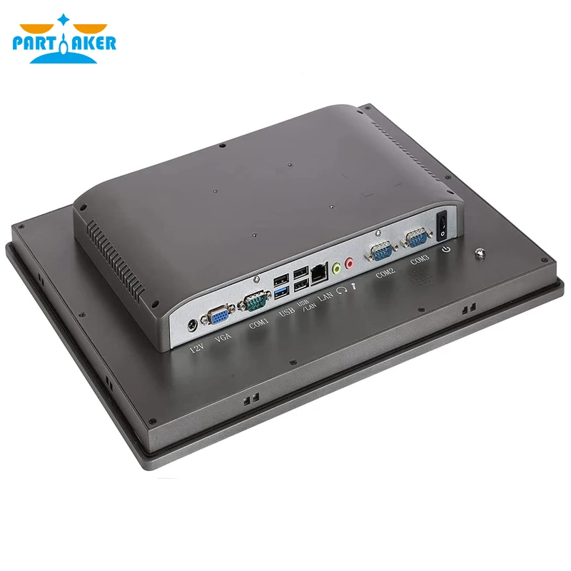15-Zoll-TFT-Industrie-Panel-PC 5-Draht-resistiver Touchscreen Intel J1800 J1900 i5 Frontplatte IP65 Lüfterloses VGA