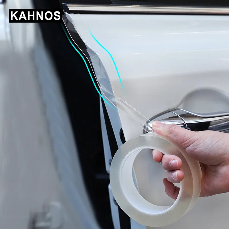 Cửa Xe Ô Tô Bảo Vệ Miếng Dán Chống Trầy Xước Trong Suốt Nano Băng Tự Động Thân Cây Xà Scuff Bảo Vệ Mép Cửa Bảo Vệ