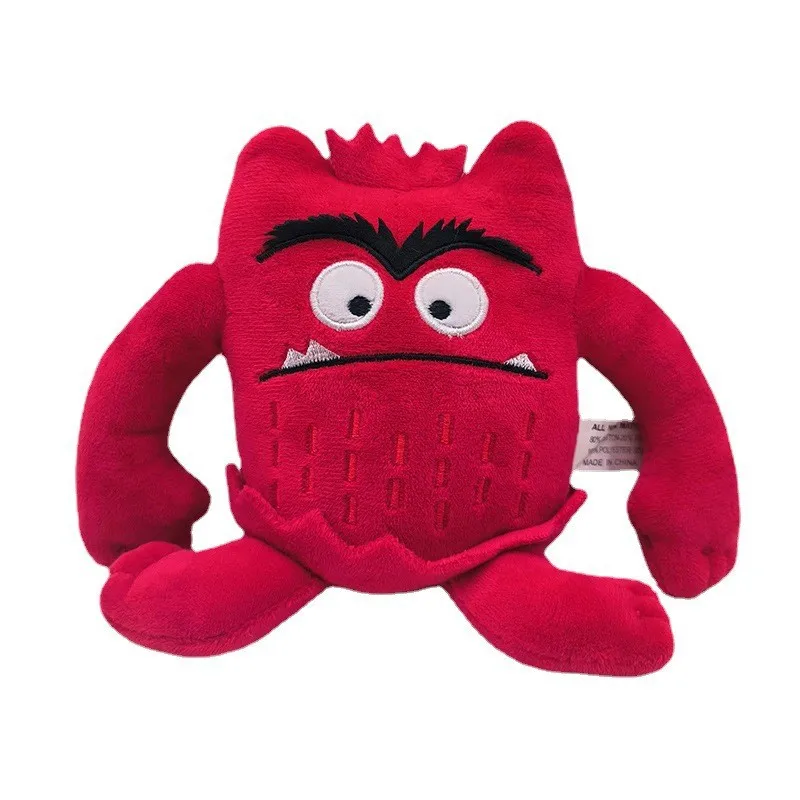 6pcs สี Monster Plush Kawaii ตุ๊กตาเด็ก Monster สี Emotion Plushie ตุ๊กตาของเล่นสําหรับเด็กวันเกิดคริสต์มาสของขวัญ