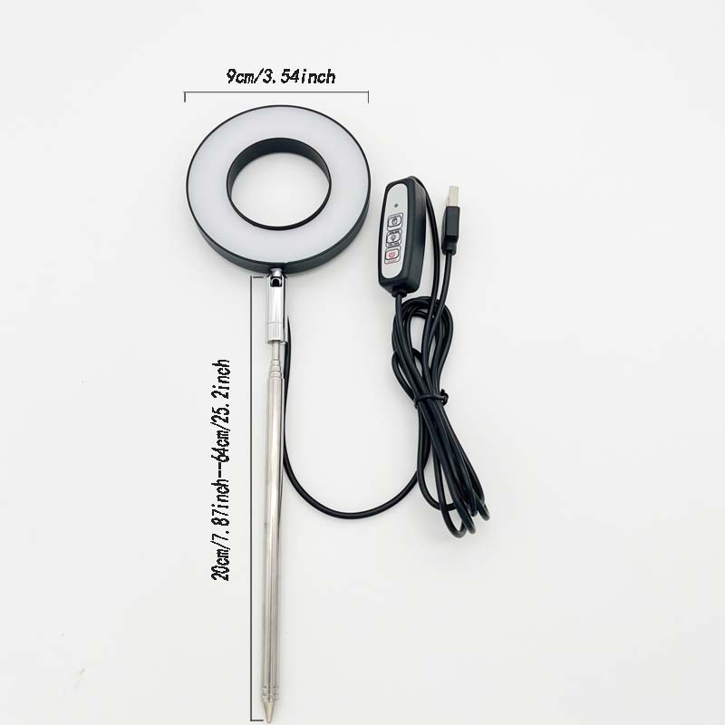 Plant Grow Light LED Growing Lamp Full Spectrum for Indoor Plants Height Adjustable Auto Timer 5V Idea for Small Plant Light