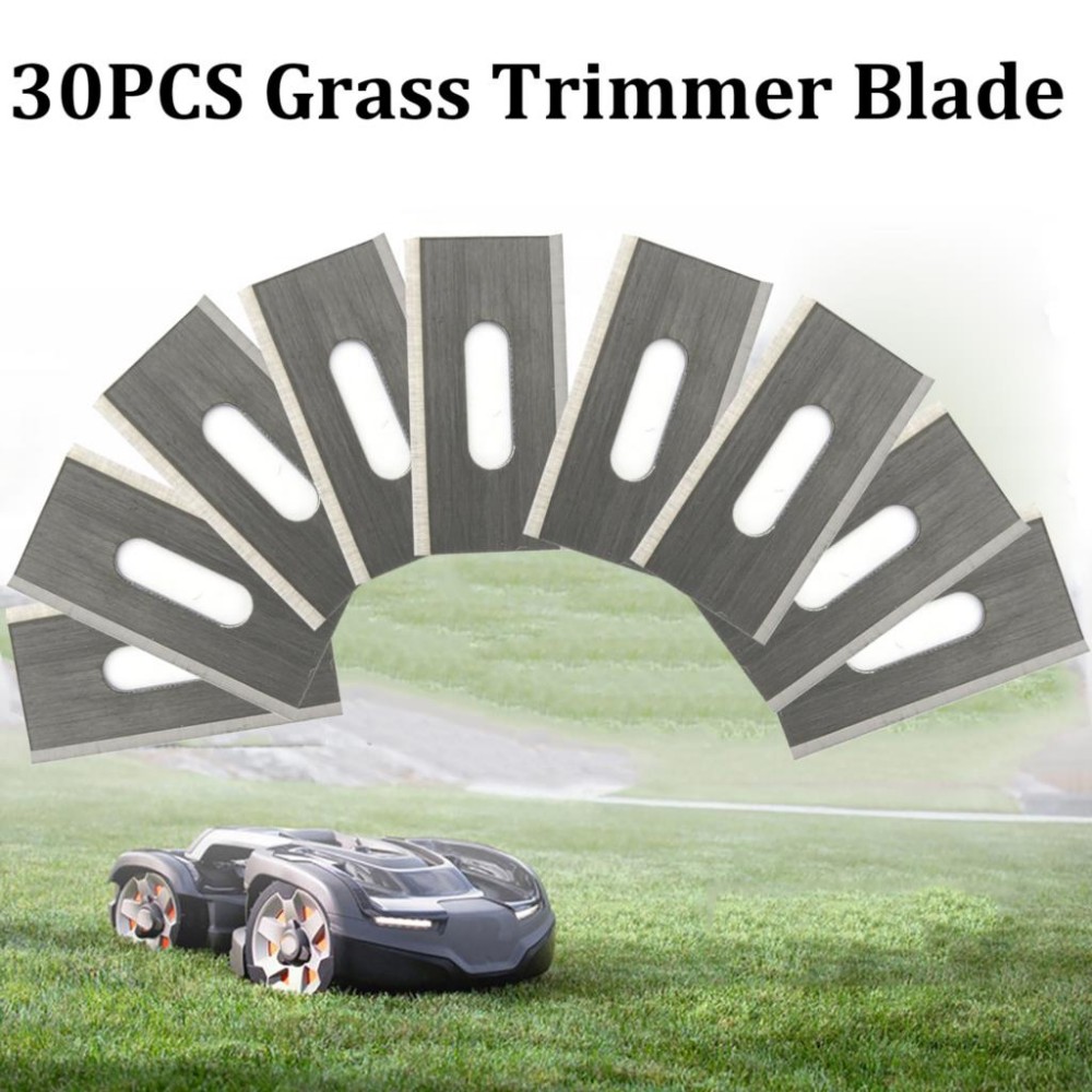 30PCS Replacement Trimmer Blades for Husqvarna Automower, Robotic Lawn Mower Cutter Tool Accessories​