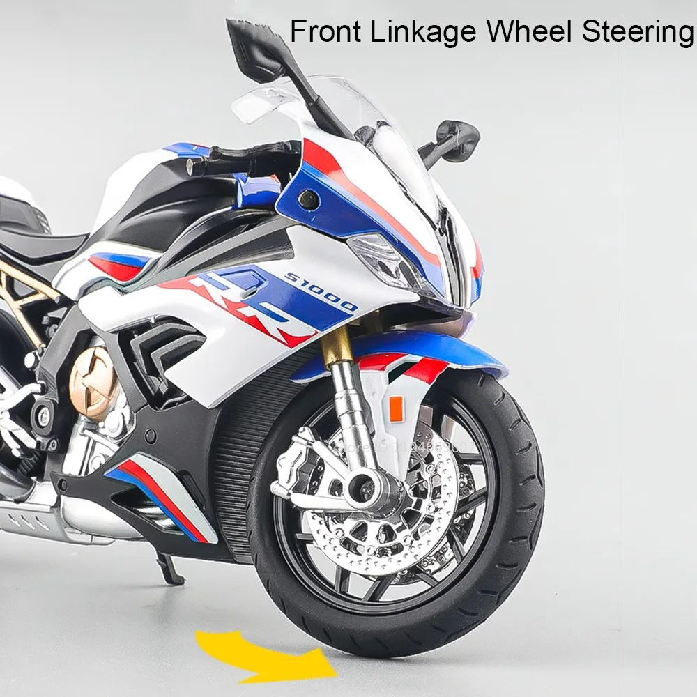 1:12 S1000RR Modell Motorräder Kawazaki NINJA H2R Spielzeug Legierung Diecast Sound Licht Stoßdämpfung Simulation Motorrad Junge Geschenk