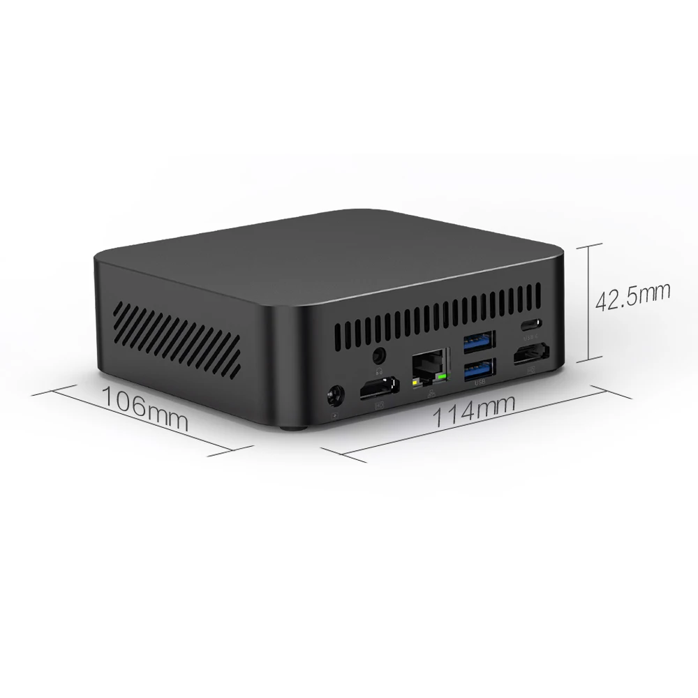 Mini PC MLLSE G1 Pro AMD Ryzen 7 5700U 16GB RAM 512GB SSD WiFi 6 BT5.2 Windows 11 Mini computador de mesa Para jogos e trabalho