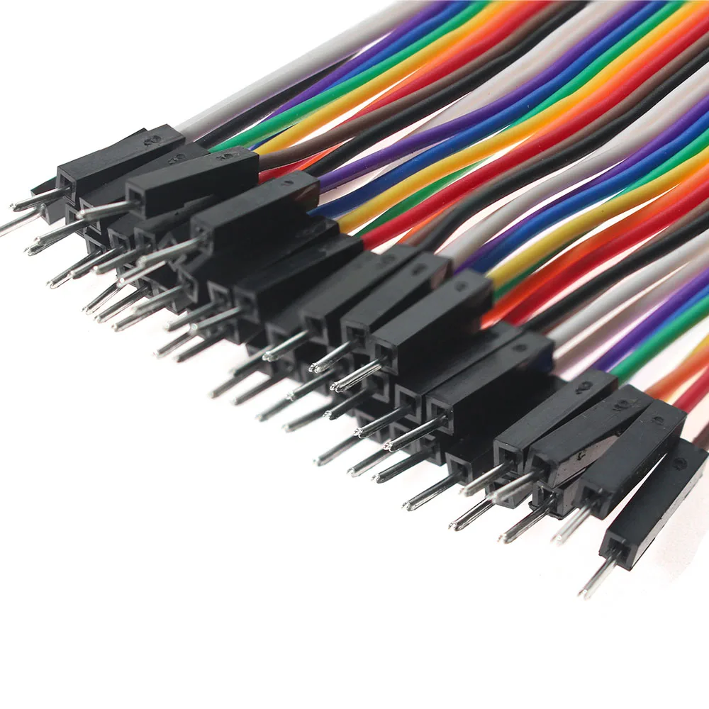 40PCS 10 ซม.15 ซม.20 ซม.DuPont Line 40Pin หญิงหญิง,ชายชาย, ชายหญิงสาย DIY Breadboard ชุด