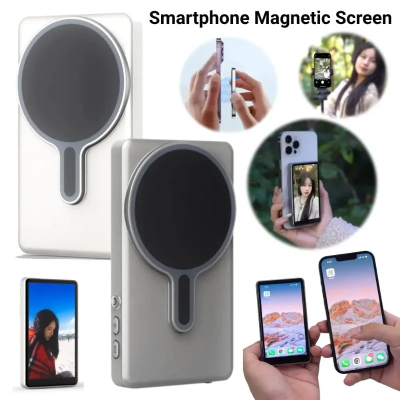 Mobile phone magnetic projection device, rear - high - definition self - shooting, wireless projection is extremely convenient