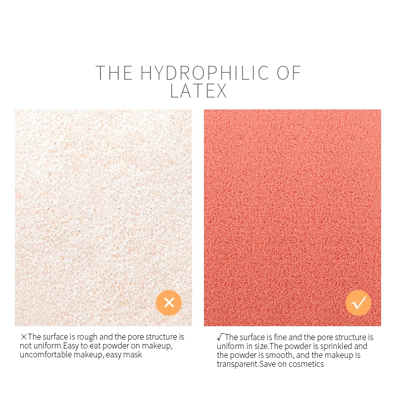 Esponja de maquiagem puff profissional cosméticos puff para fundação beleza cosméticos compõem esponja puff