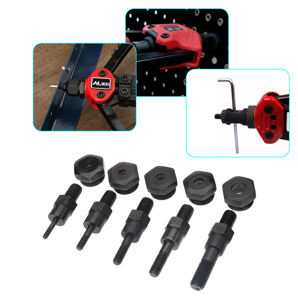 Tay Phối Ren Đinh Tán Hạt Súng BT605 606 M3 M4 M5 M6 M8 M10 Đôi Lắp Bằng Tay Riveter Súng Tán Đinh Rivnut dụng Cụ Đinh Tán Công Cụ