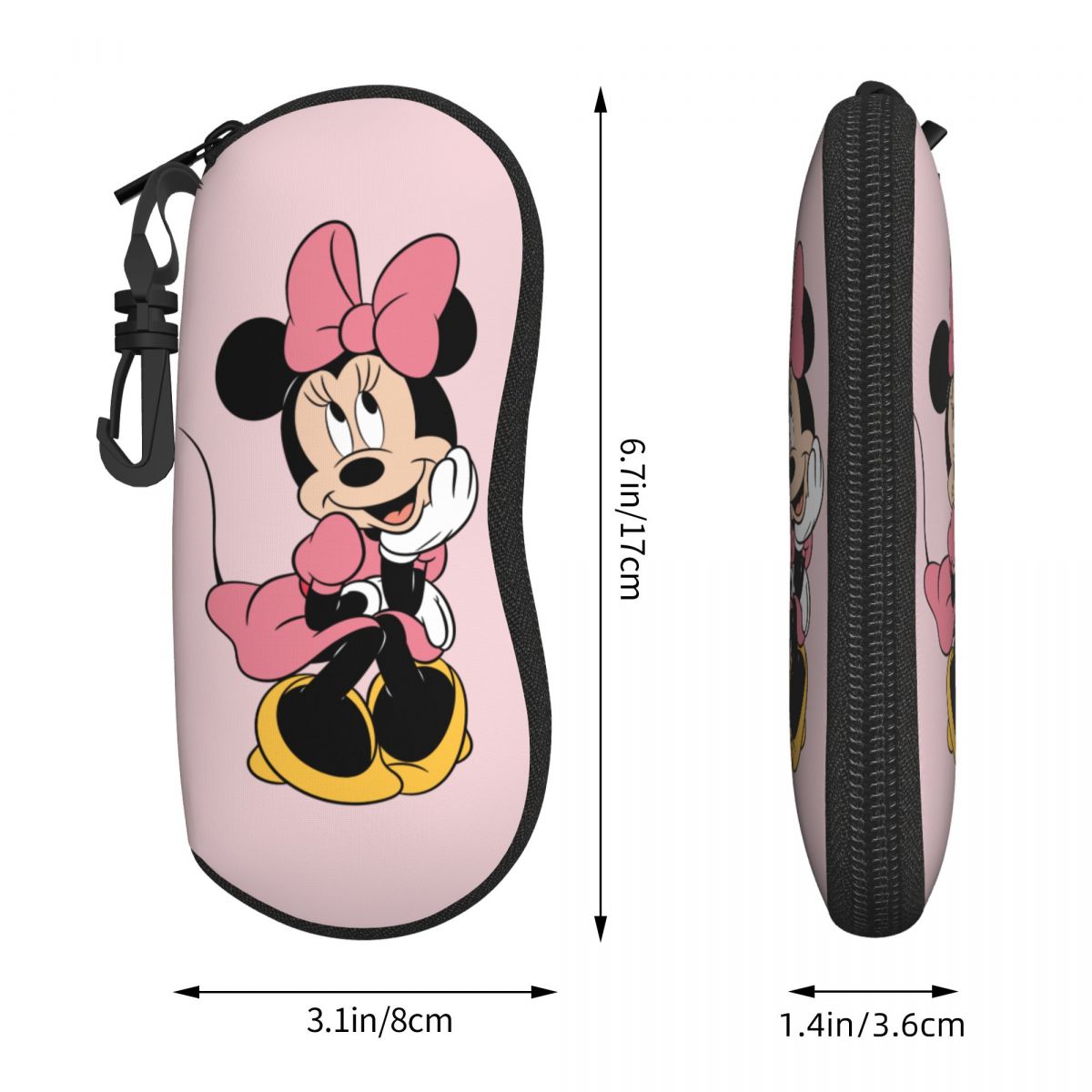 น่ารักการ์ตูนแว่นตา Minnie Mouse Mickey Merch อุปกรณ์เสริมแว่นตากล่องเก็บแว่นตากันแดดป้องกันความดันกล่อง
