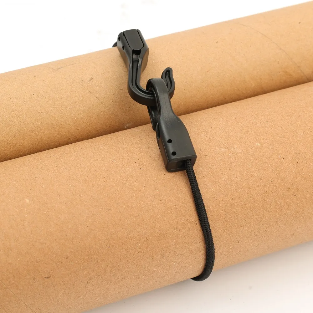 20/1pcs 32cm Strechable Bungee Cord with Hook Versatile Elastic Rubber Rope Cycling Luggage Binding Ropes Camping Accessories