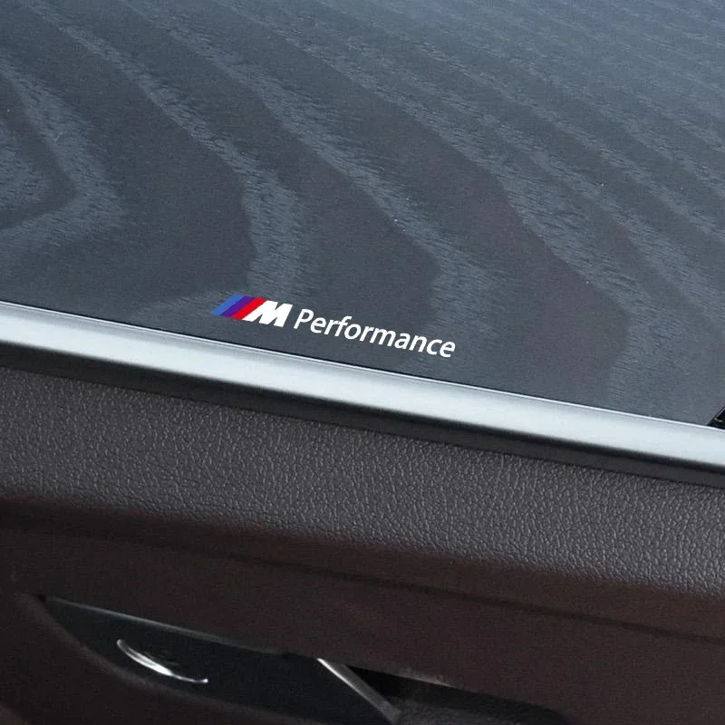 Pegatinas de decoración Interior de coche, insignias de estilo automático para BMW M M3 M4 M5 X1 X3 X5 X6 X7 F10 F20 F22 F30 G20 G30 Performance