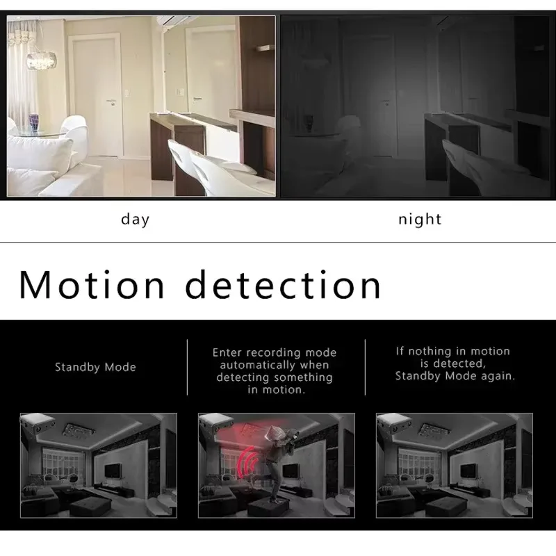 Mini kamera XD IR-CUT Najmniejsza kamera bezpieczeństwa w domu Full HD 1080P Noktowizor na podczerwień Micro Cam DV DVR Detekcja ruchu