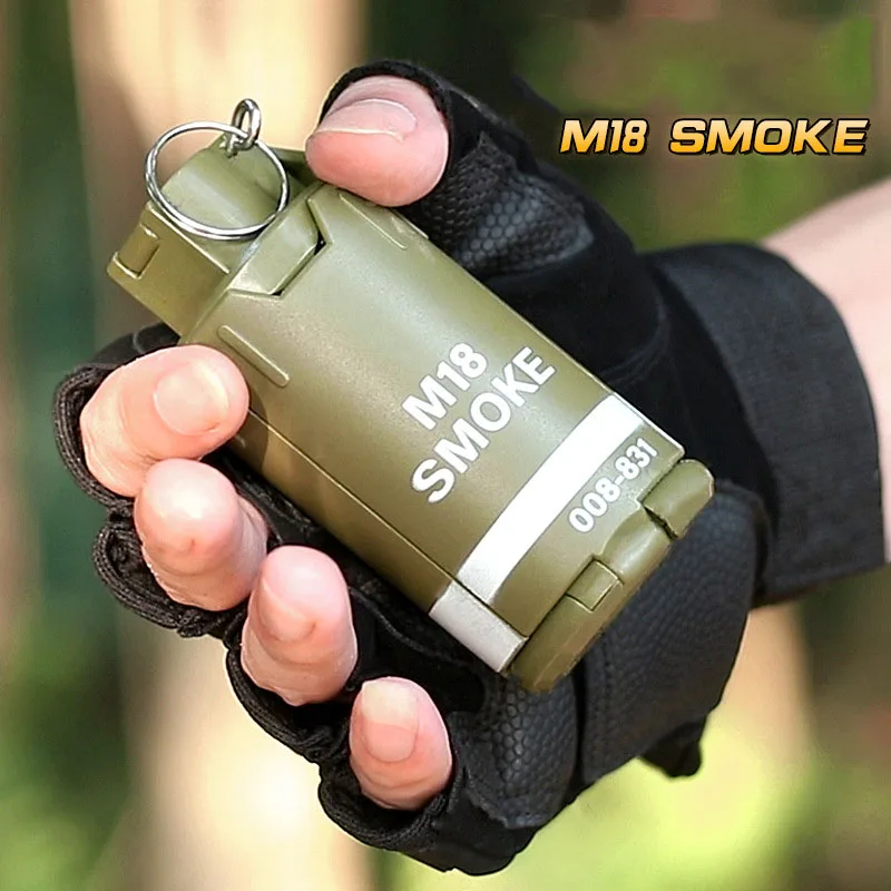 ของเล่น M18 ควันระเบิดเจลน้ํา Grenade ทหารของเล่นสําหรับผู้ใหญ่เด็กเด็กดูจริงภาพยนตร์ Prop ของขวัญตลกของเล่นสําหรับเด็ก