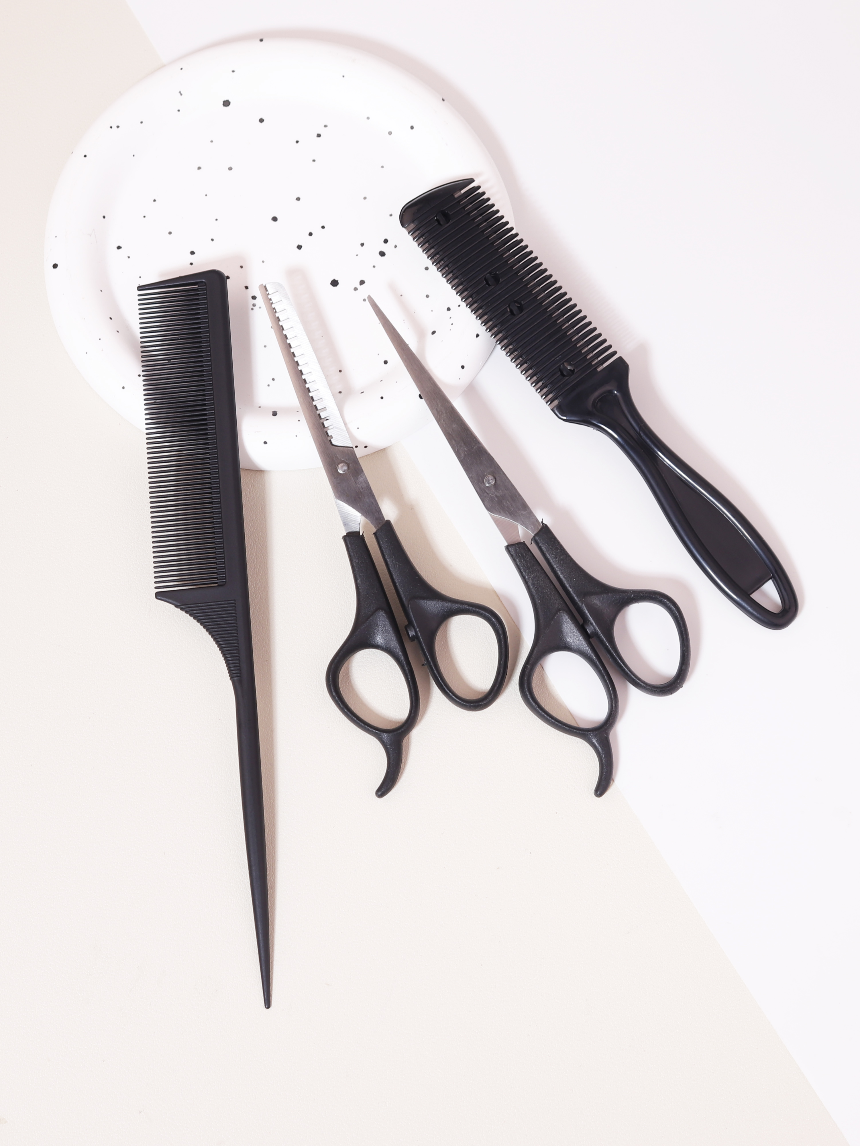 Profissional Hairstyling Tool Set, Cabelo Clippers, Pentes e Clippers desbaste, Perfeito Corte De Cabelo